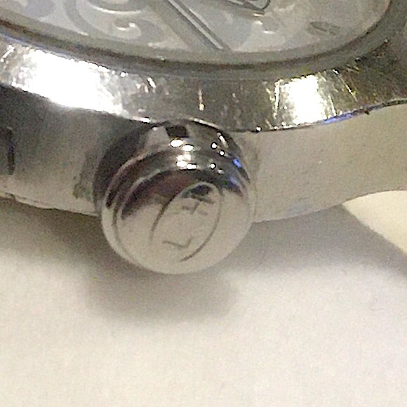 LOIS HILL Scroll Face Sterling Silver Bracelet Watch - Picture 9 of 13